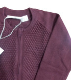 ژاکت بافت اسپرت برند لوپیلو آلمان، بافت بسیار ظزیف سایز 6تا12ماه