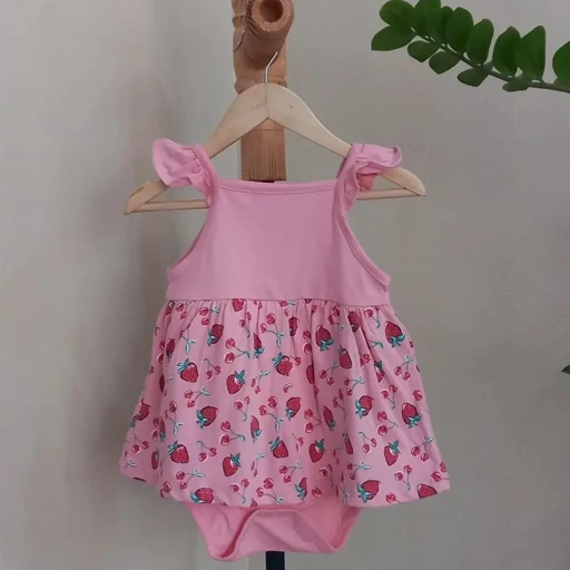 بادی زیردکمه دامن دار دخترانه