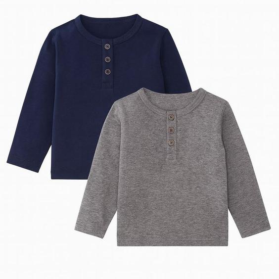 مجموعه دو عددی بلوز آستین بلند نوزادی سایز ۲تا۶ماه